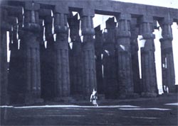 Travel photo of Katharine Maltwood at Luxor.