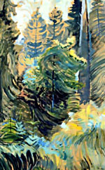 M964.1.110, Windswept Trees, by Emily Carr, c.1930.