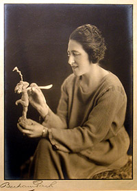 M964.1.519-2 - Portrait of Katharine Maltwood, by Bertram Park, 1921.